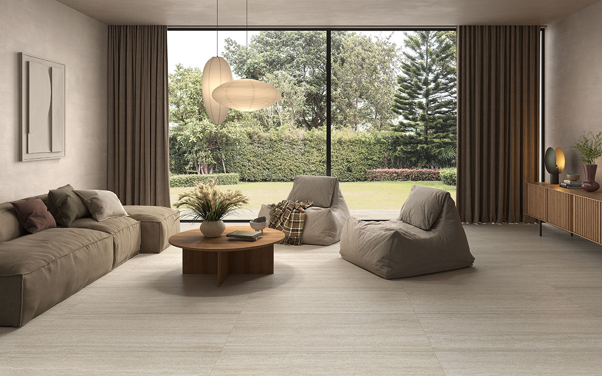 MSI Avorio 24 x 48 Matte Porcelain tile (NCORAVO2448-3D) – MSI room scene