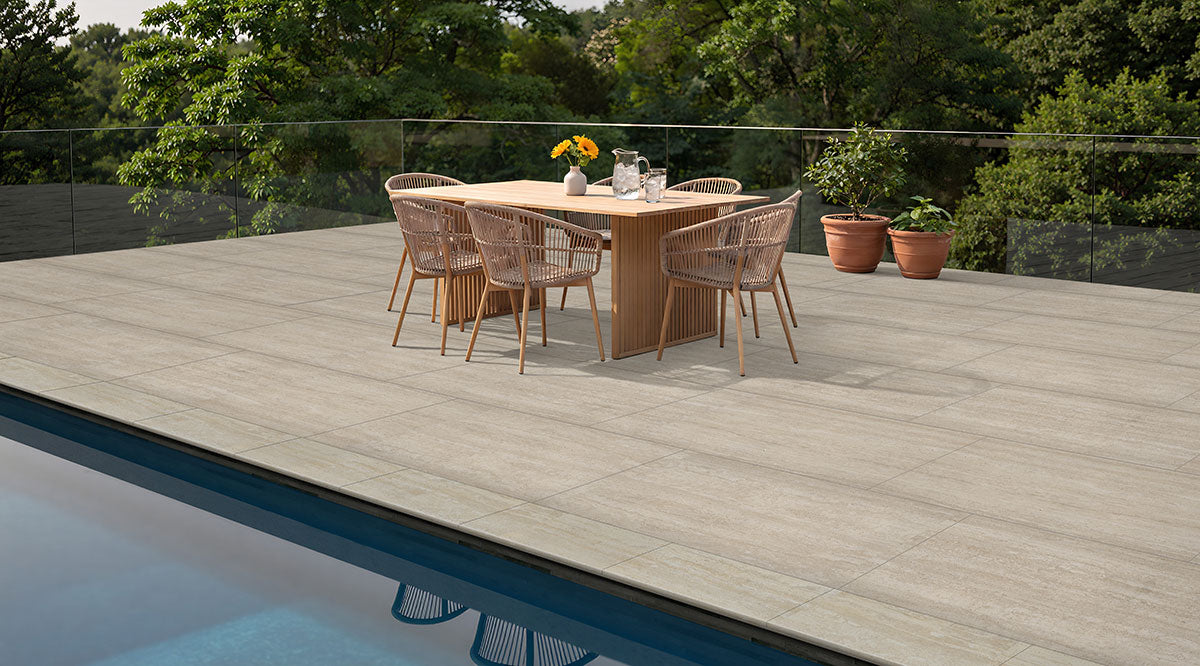 MSI Avorio 24 x 48 Matte Porcelain tile (NCORAVO2448-3DR11) – MSI room scene