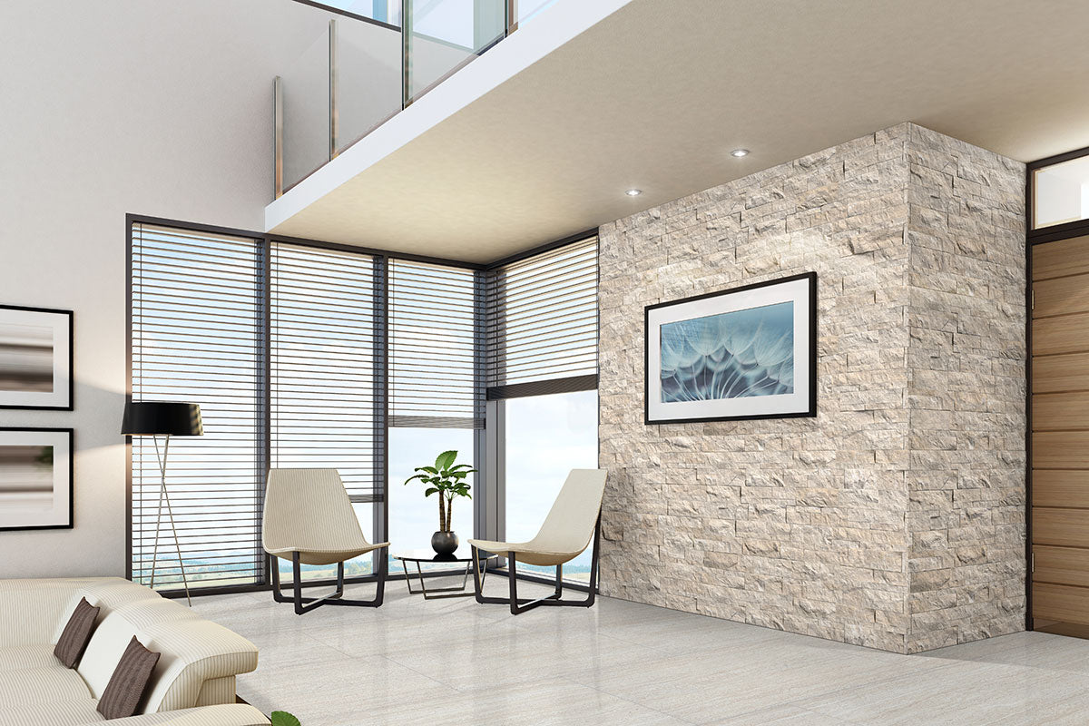 MSI Lablanca 24 x 48 Matte Porcelain tile (NCORLABLA2448-3D) – MSI room scene (living room)