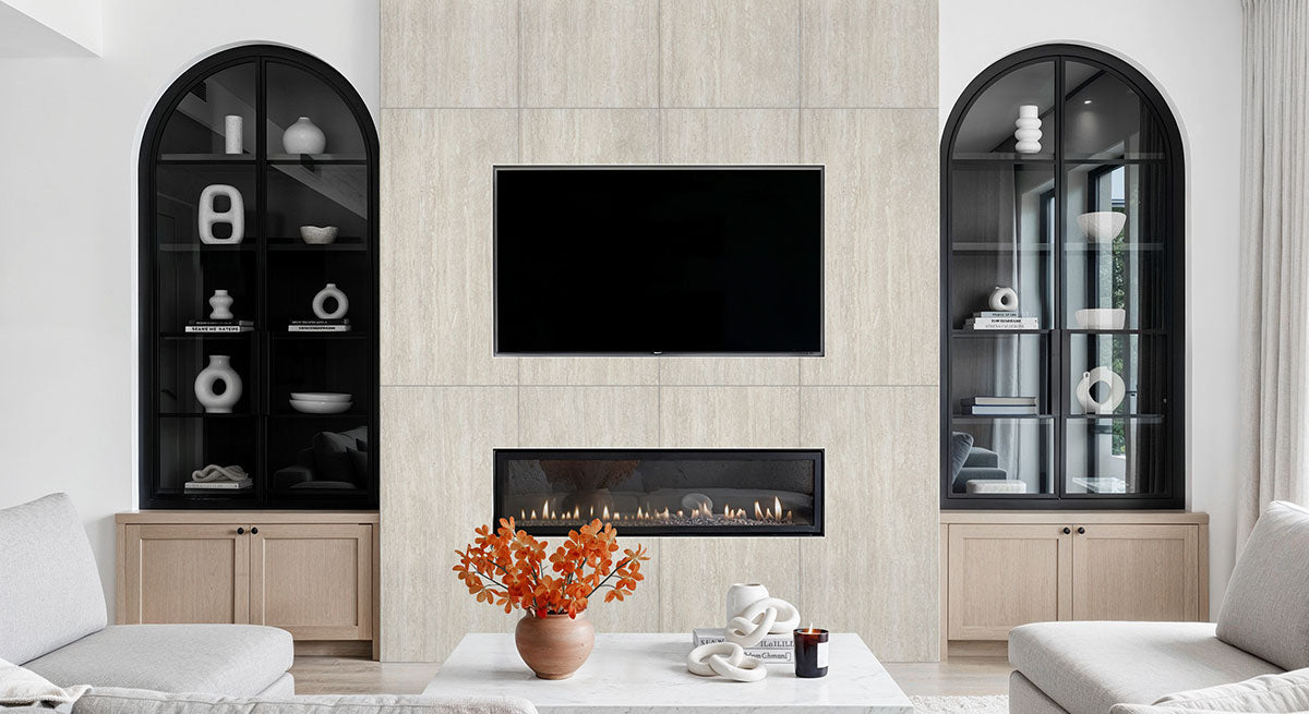 MSI Lablanca Ridge 24 x 48 Matte Porcelain tile (NCORLABLARID2448-3D) – MSI room scene (living room)