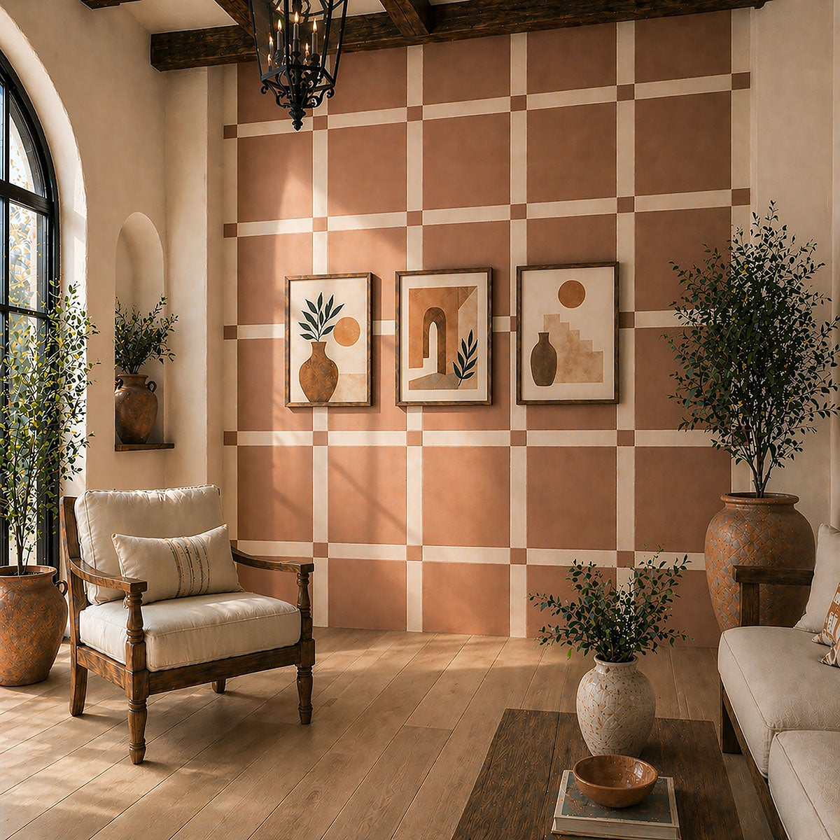 MSI Cotto Blocchi 17 x 17 Matte Porcelain tile (NWGCOTBLO1717) – MSI room scene