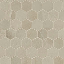 MSI Sande Cream 2 x 2 Matte Porcelain mosaic (NSANCRE2X2HEX) – MSI product image