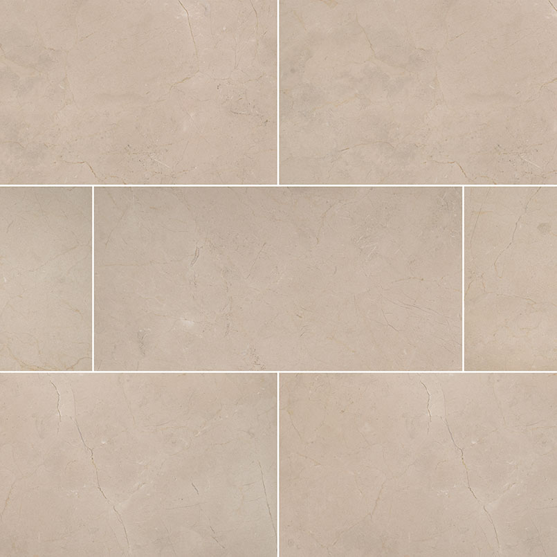 MSI Crema Marfil 12 x 24 Polished Marble tile (TCREMAR1224SL) – MSI product image