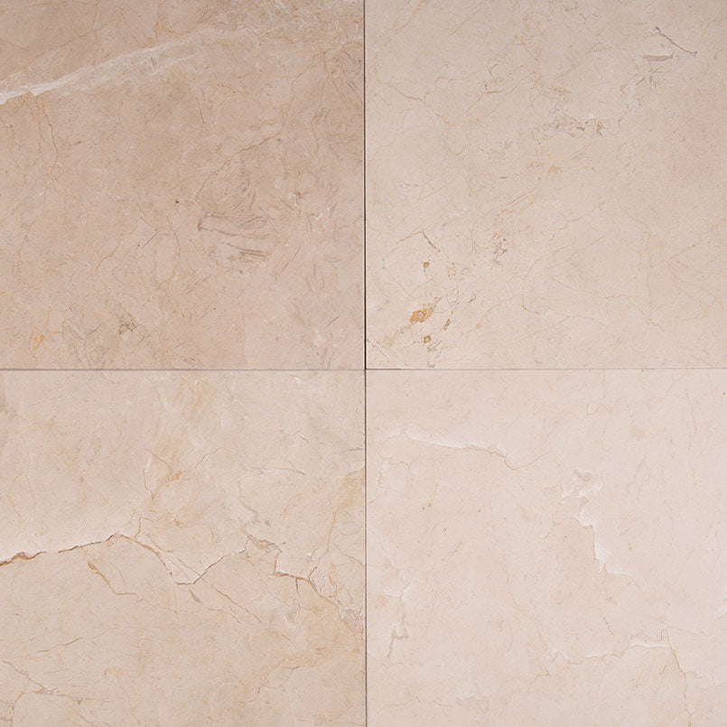 MSI Surfaces Crema Marfil Classic Marble Tile 12 x 12 Polished