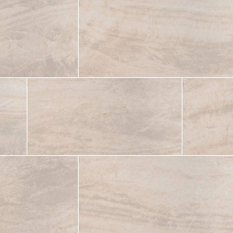 MSI Praia Crema 24 x 48 Matte Porcelain tile (NPRACRE2448) – MSI product image