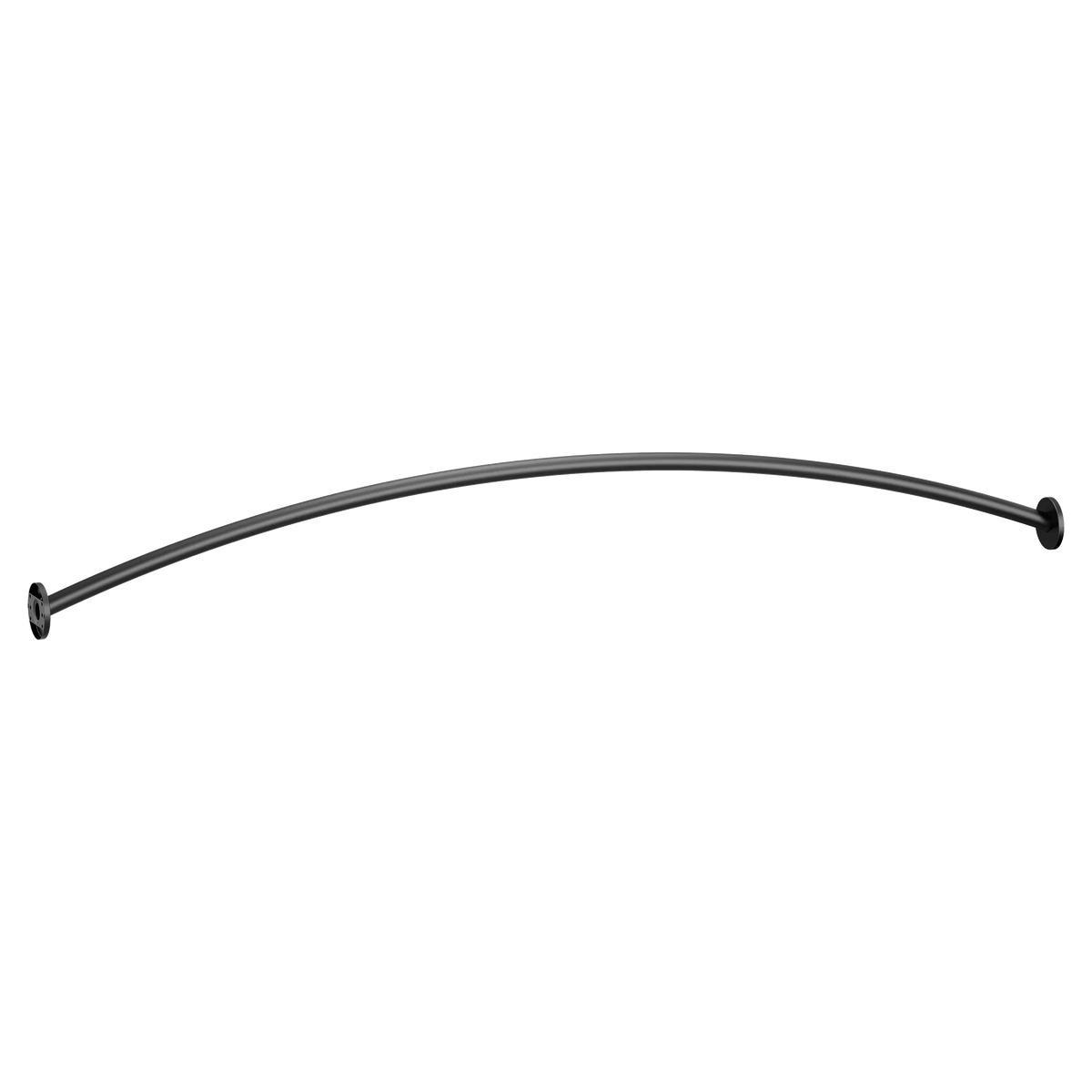 Moen 5' Curved Shower Rod CSR2145 in Matte Black (CSR2145BL) - view 2