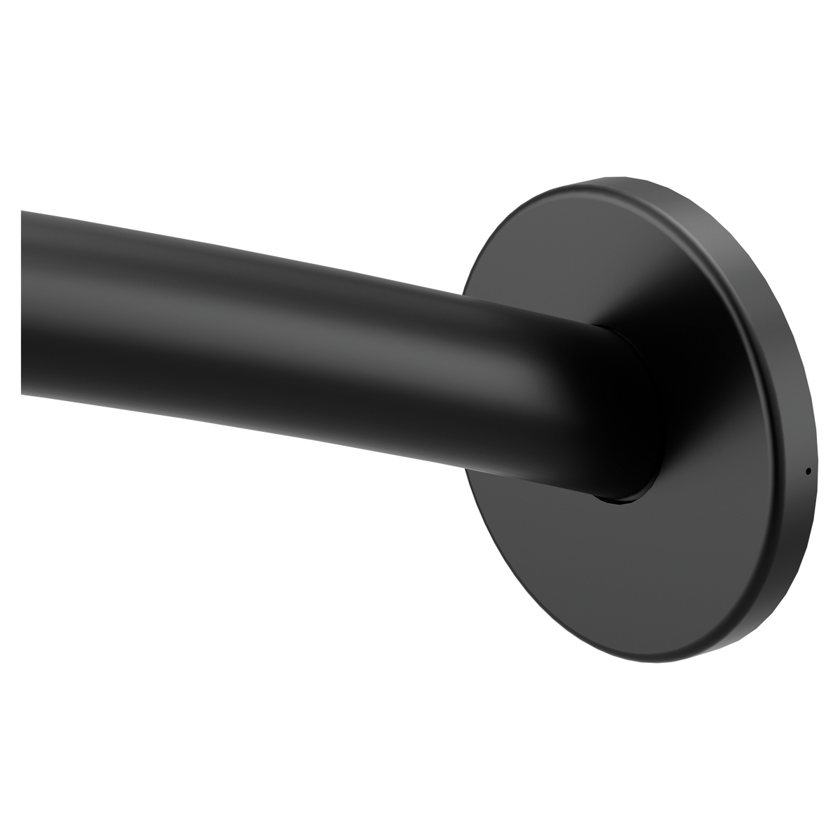 Moen 5' Curved Shower Rod CSR2145 in Matte Black (CSR2145BL)