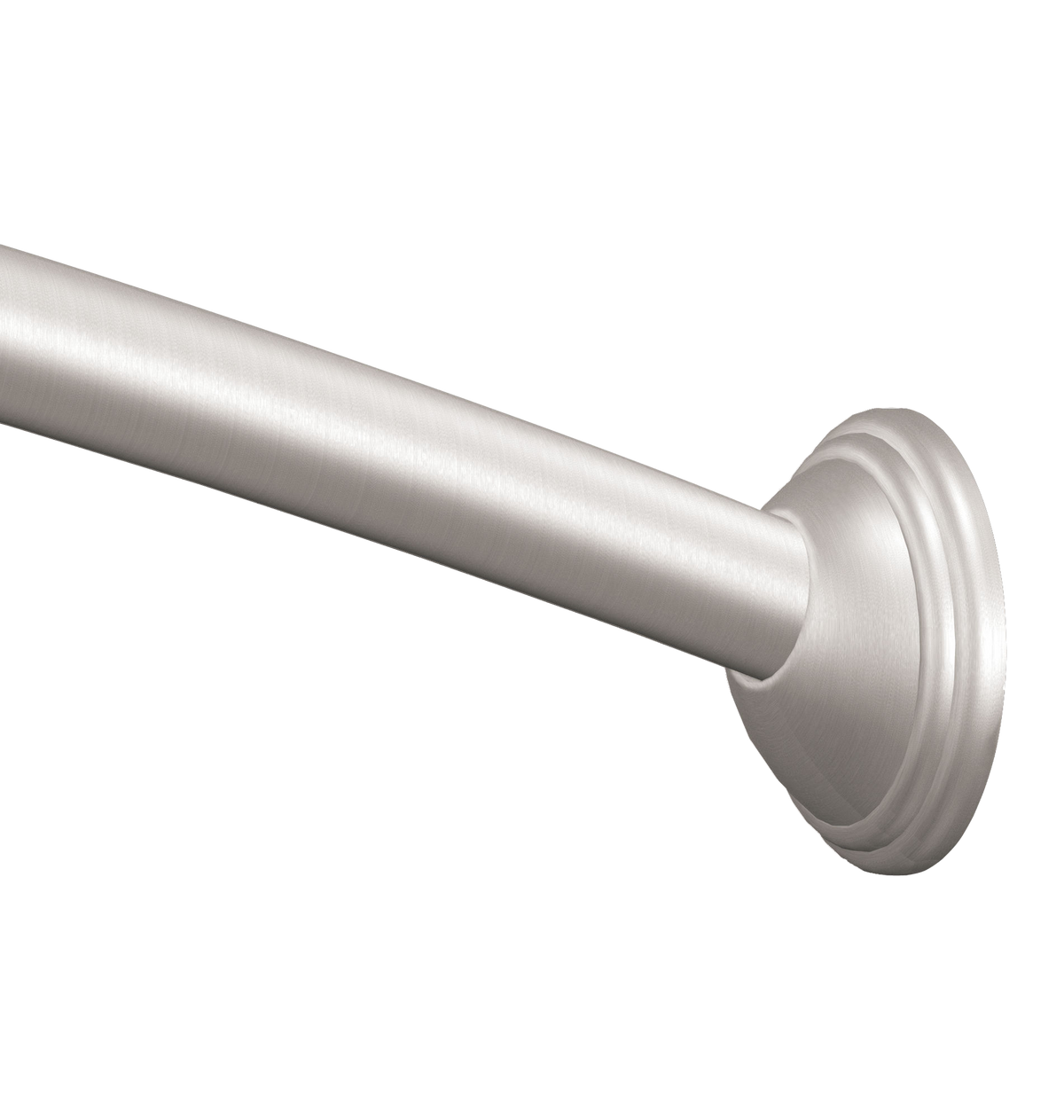Moen 5' Curved Shower Rod CSR2155 in Brushed Nickel (CSR2155BN)