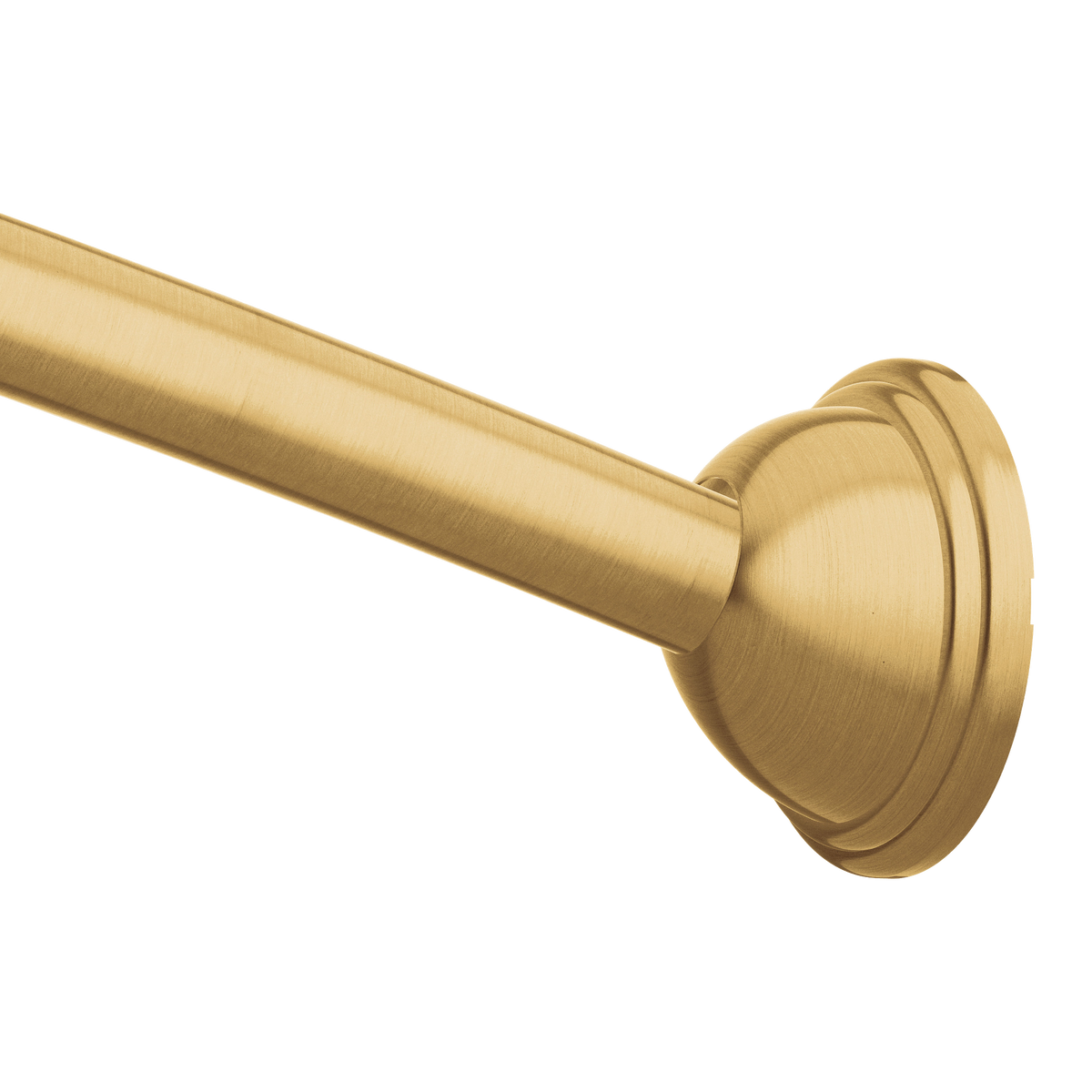 Moen Adjustable Curved Shower Rod CSR2160 in Brushed Gold (CSR2160BG)