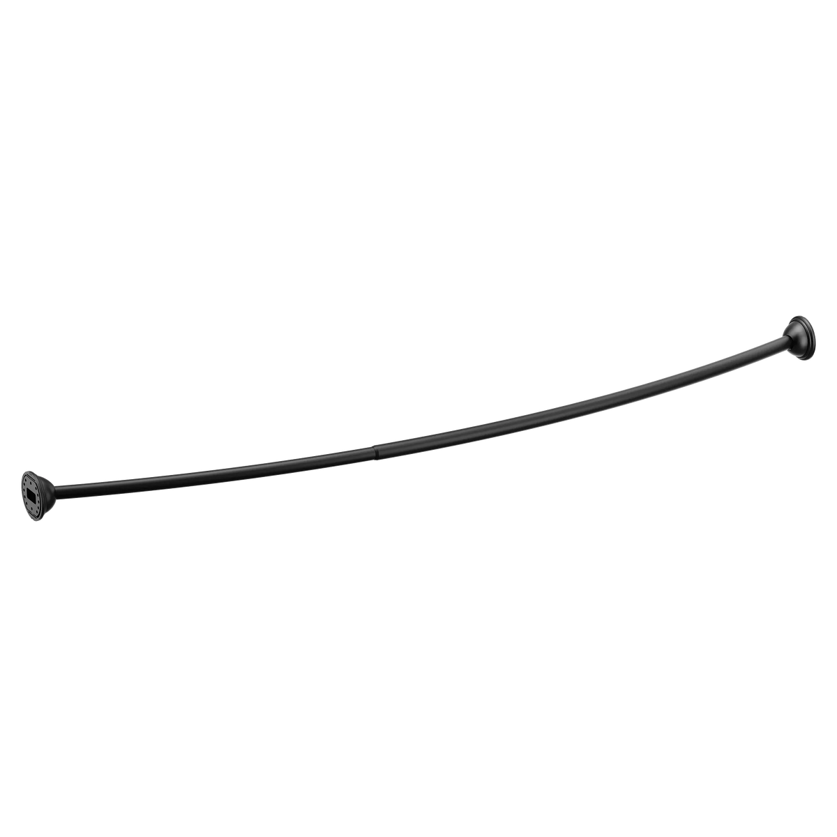 Moen Adjustable Curved Shower Rod CSR2160 in Matte Black (CSR2160BL) - view 3