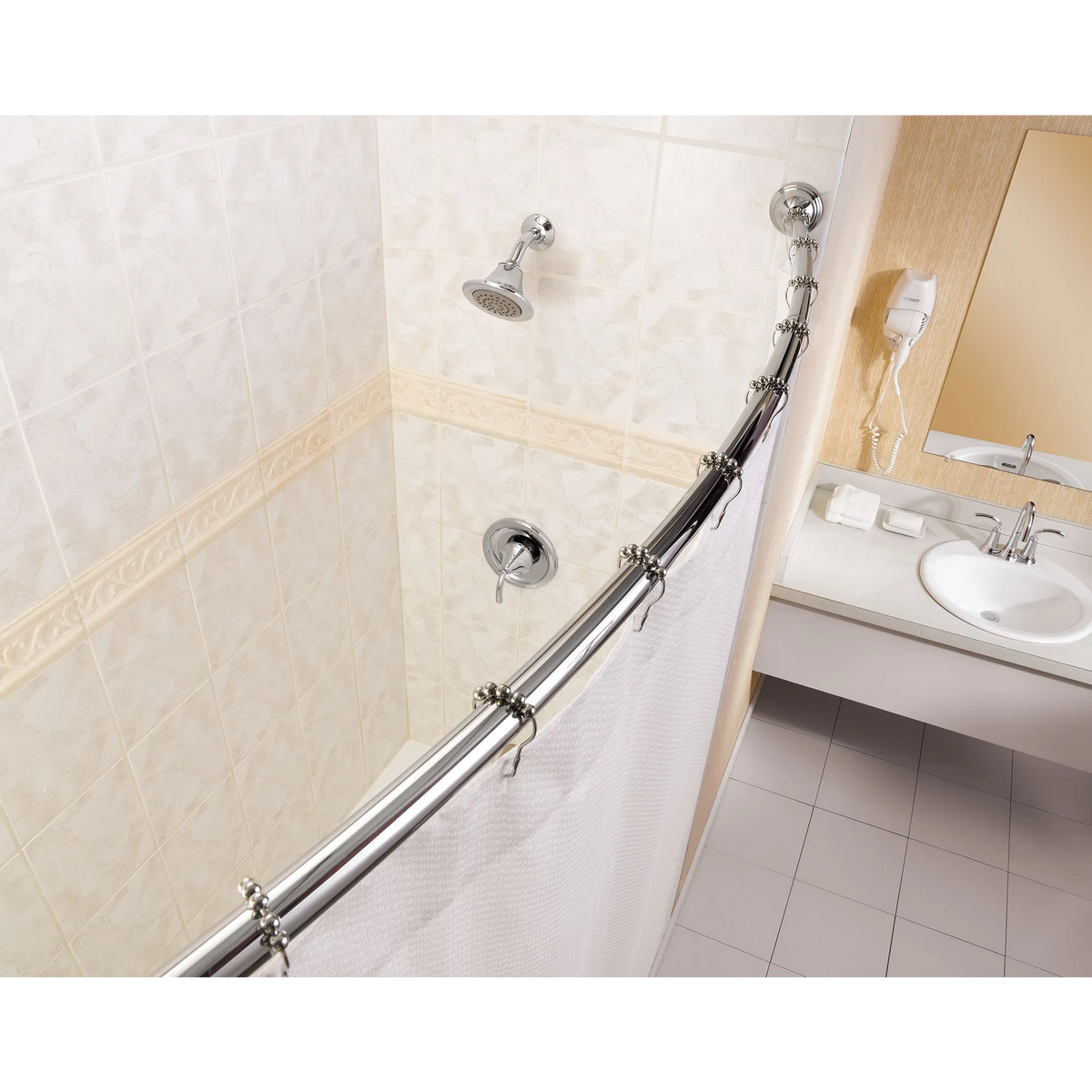 Moen Shower Curtain Rings SR2100 in Chrome (SR2100CH) - view 8