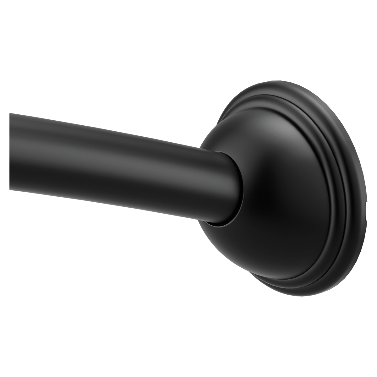 Moen Curved 5' Shower Rod CSR2165 in Matte Black (CSR2165BL)