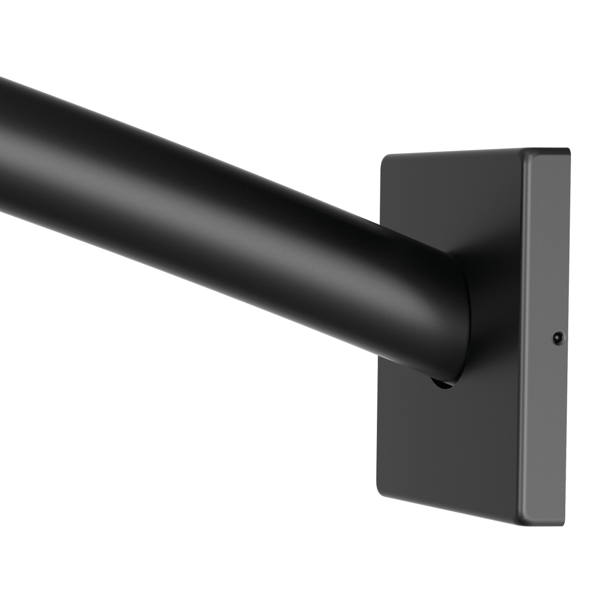 Moen Triva 5' Curved Shower Rod CSR2167 in Matte Black (CSR2167BL)
