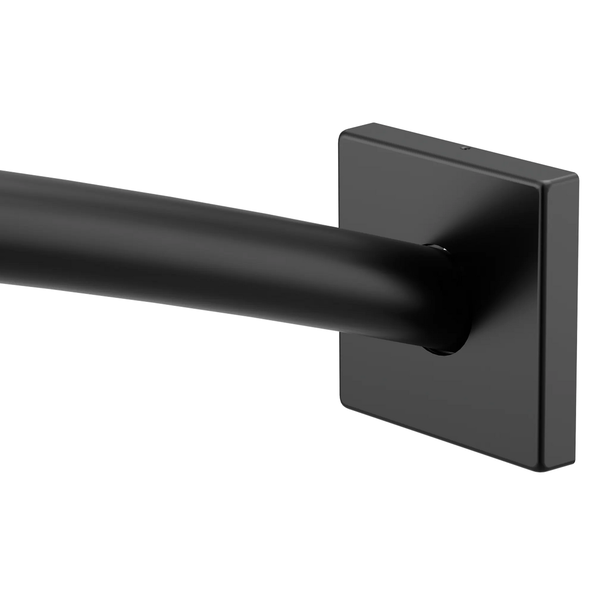 Moen Triva Adjustable Curved Shower Rod CSR2169 in Matte Black (CSR2169BL) - view 2