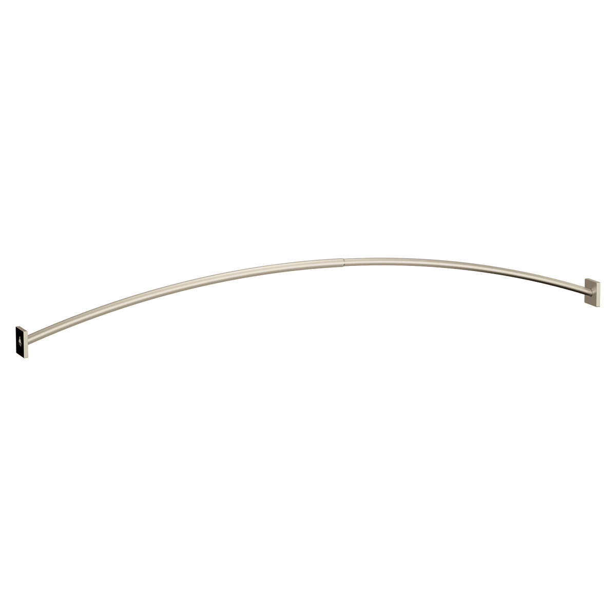 Moen Triva Adjustable Curved Shower Rod CSR2169 in Brushed Nickel (CSR2169BN)