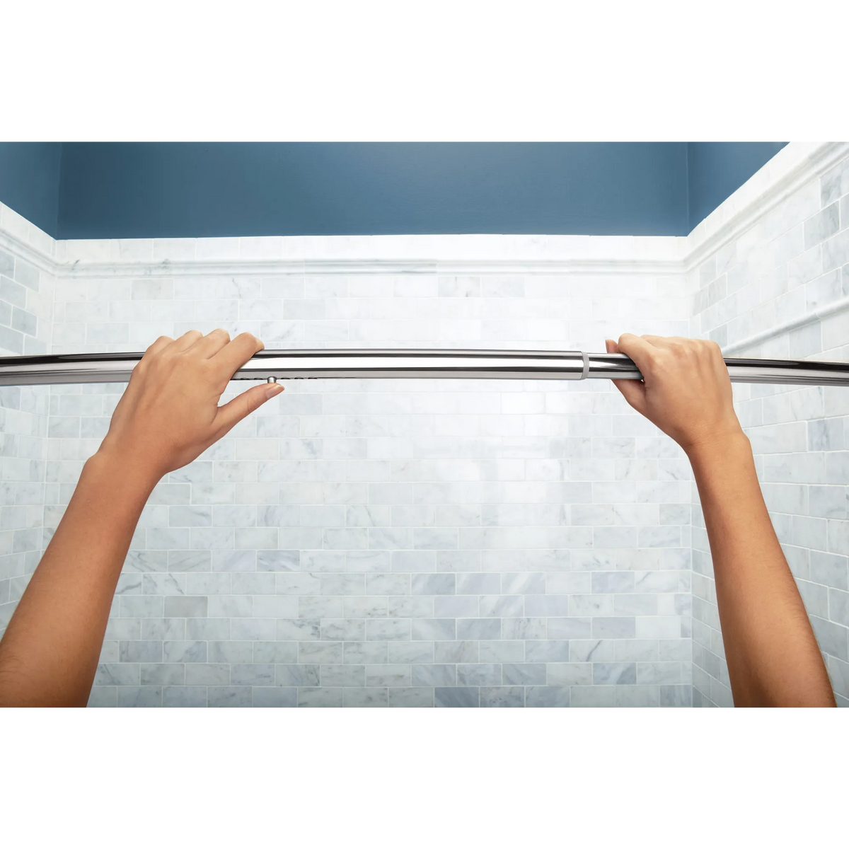 Moen Tension Curved Shower Rod CSR2172 in Chrome (CSR2172CH) - view 5