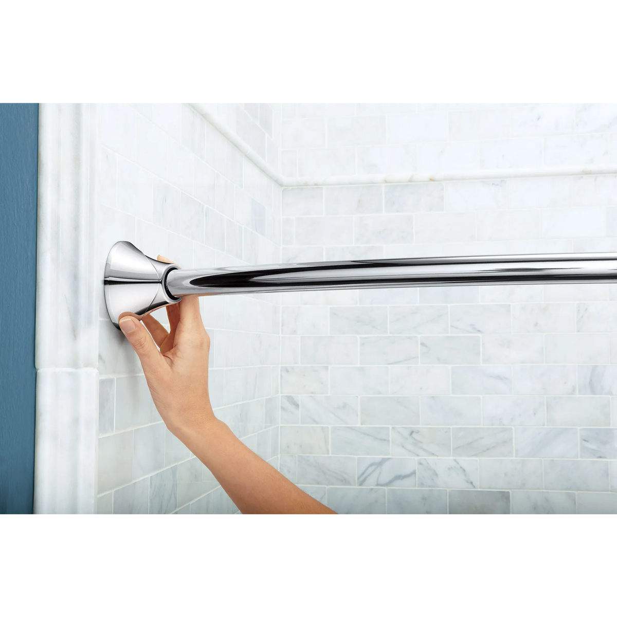 Moen Tension Curved Shower Rod CSR2172 in Chrome (CSR2172CH) - view 6