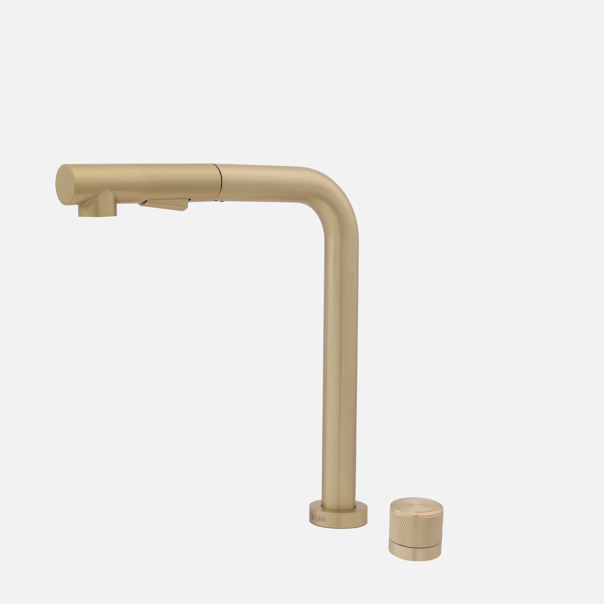 Stylish Fano Single Handle Lift-Up Kitchen Faucet Brushed Gold K-152G