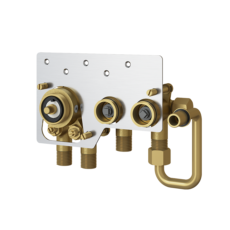 Rubi ON Built-In 1/2 Thermostatic Shower Valve Rough 1/2" NPT with Water Outlet XON69E