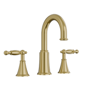 Rubi Qabil 8" Widespread Bathroom Faucet Brushed Gold RAR18QWDOR