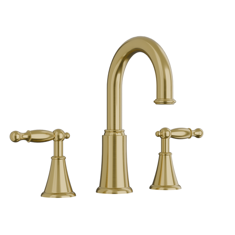 Rubi Qabil 8" Widespread Bathroom Faucet Brushed Gold RAR18QWDOR