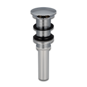 Rubi 1-1/4" Waste Fixed Cap Without Overflow Chrome RDR116CC