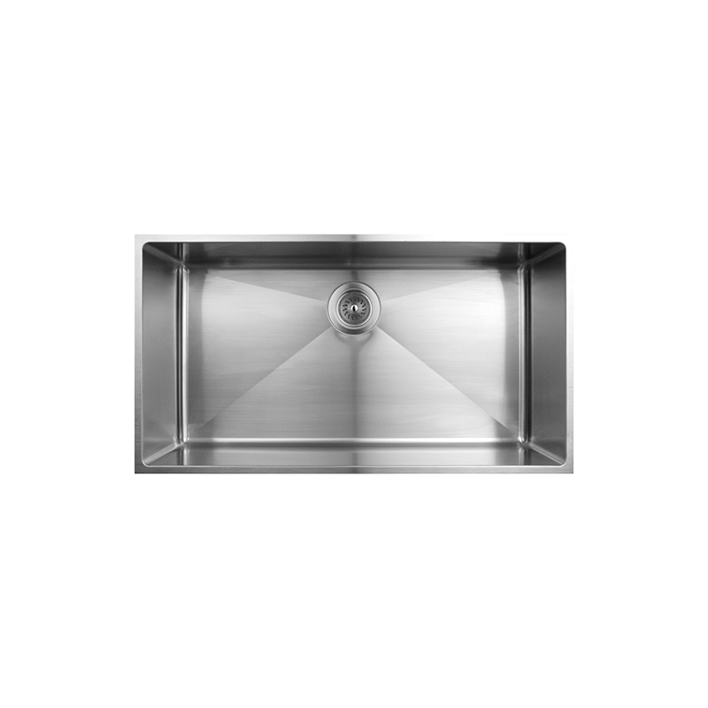 Rubi Merlot Single Undermount Sink 31-1/2" x 17" x 8-5/8" Stainless Steel RME800S