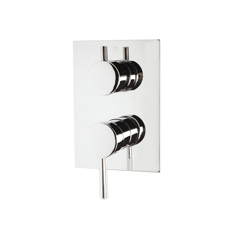 Rubi Vertigo Rondo Built-In 3w.pressure Balance .shower Mixer Chrome RRO79CC