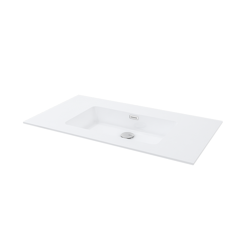 Rubi Aria Basin 12 mm White Without Hole White Gloss RTOS902BL