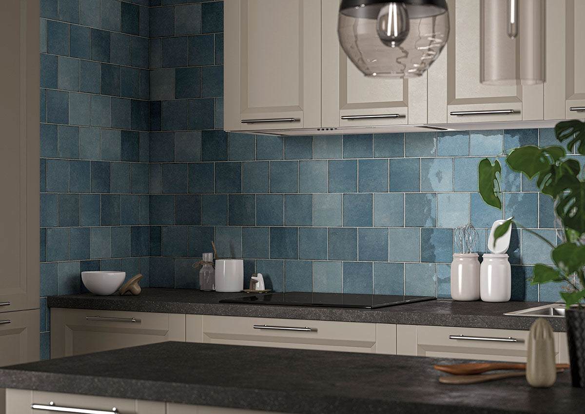 MSI Renzo Denim 5 x 5 Glossy Ceramic tile (NRENDEN5X5) – MSI room scene