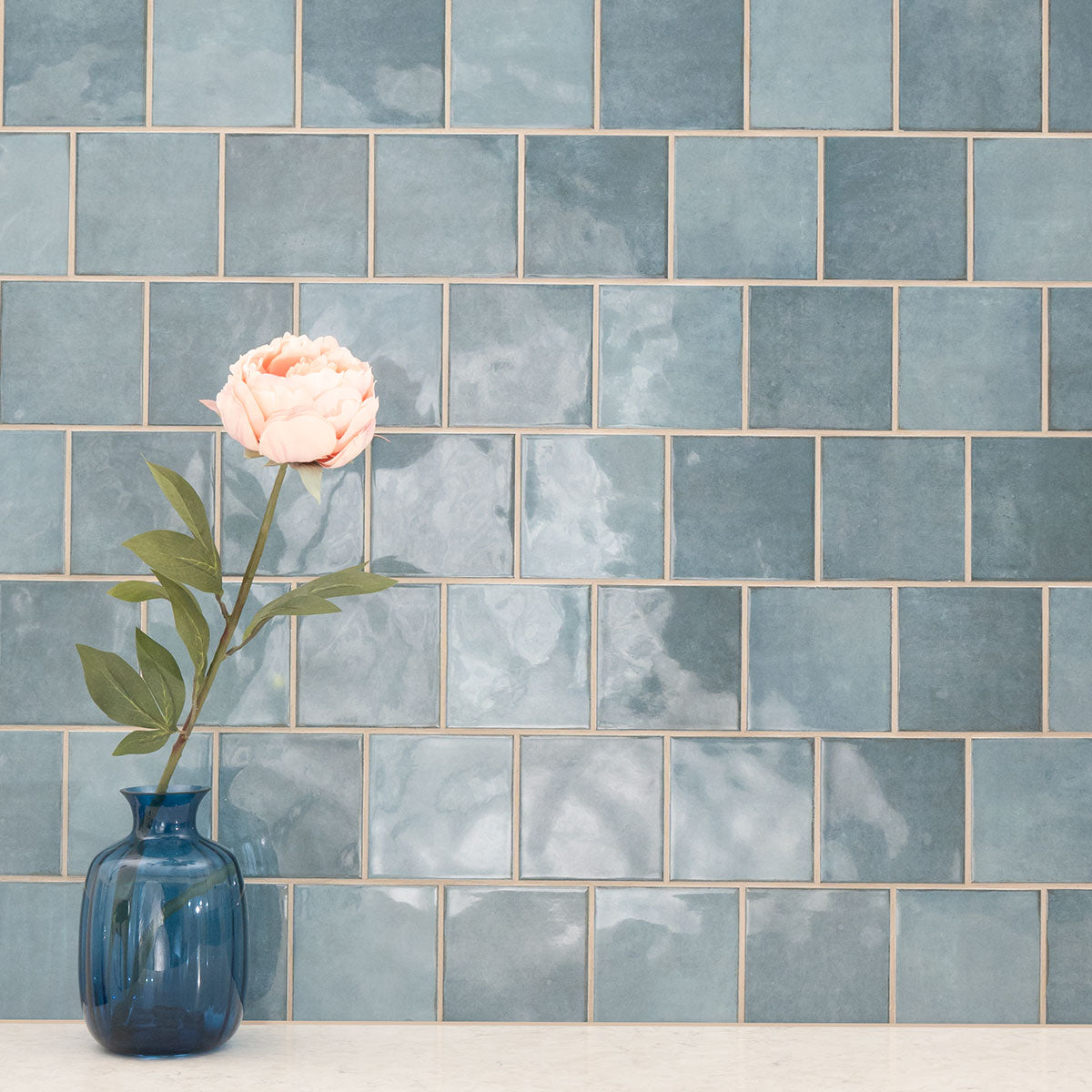 MSI Renzo Denim 5 x 5 Glossy Ceramic tile (NRENDEN5X5) – MSI room scene