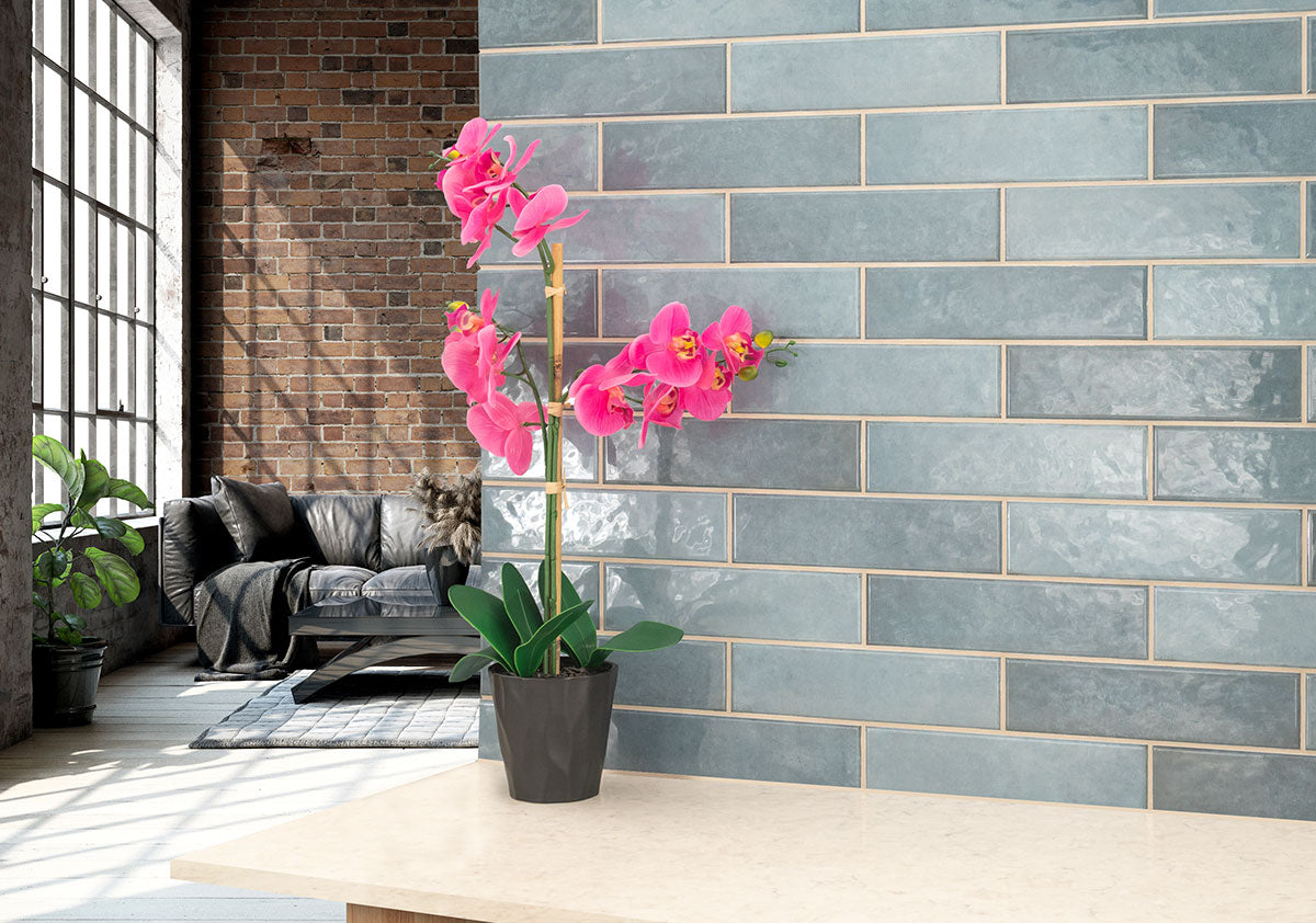 MSI Renzo Denim 3 x 12 Glossy Ceramic tile (NRENDEN3X12) – MSI room scene