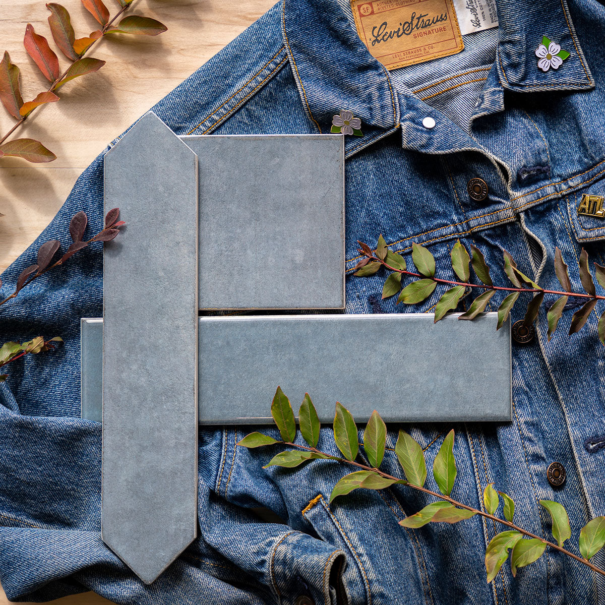MSI Renzo Denim 3 x 12 Glossy Ceramic tile (NRENDEN3X12) – MSI room scene