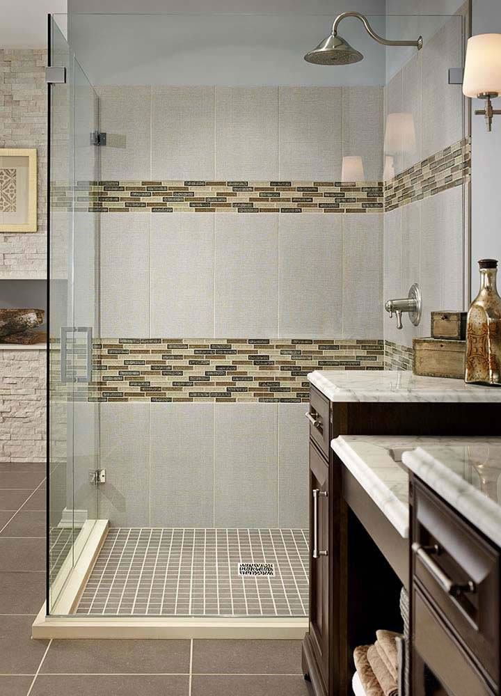 MSI Dimensions Concrete 2 x 2 Matte Porcelain mosaic (NDIMCON2X2) – MSI room scene