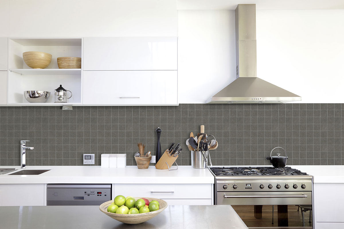 MSI Dimensions Concrete 2 x 2 Matte Porcelain mosaic (NDIMCON2X2) – MSI room scene (kitchen)