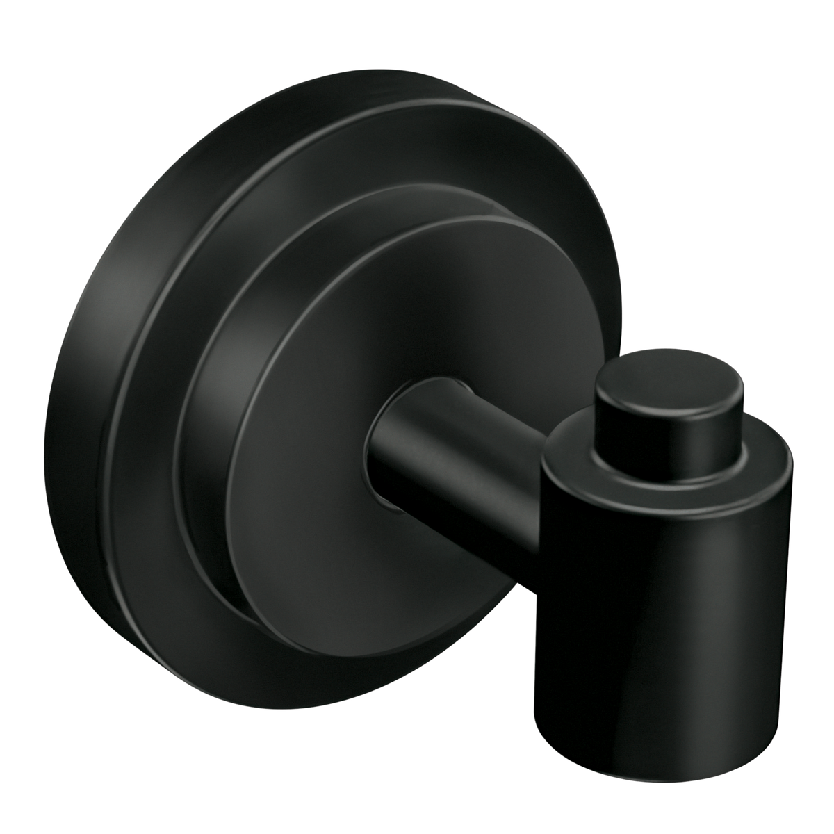 Moen Iso Single Robe Hook DN0703 in Matte Black (DN0703BL)