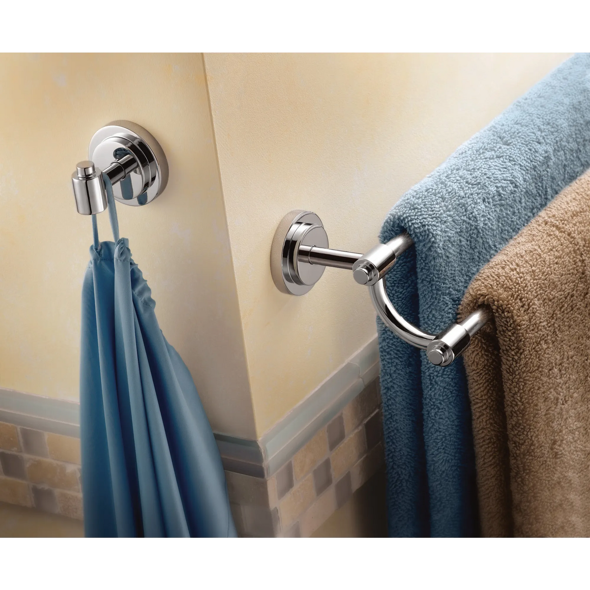 Moen Iso 24" Double Towel Bar DN0722 in Chrome (DN0722CH) - view 3