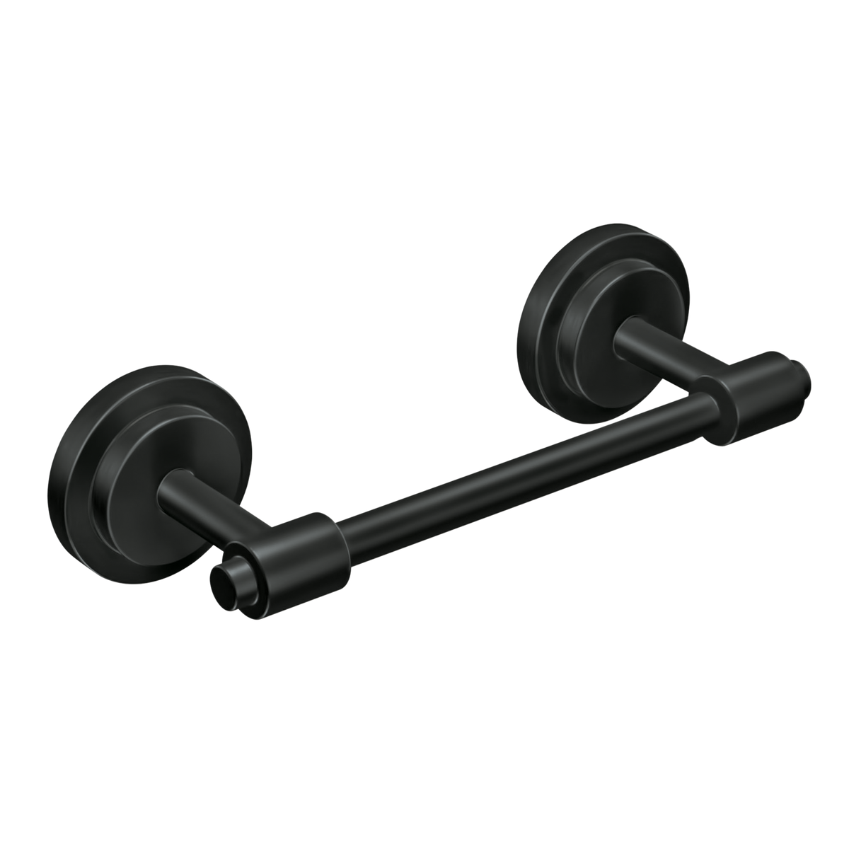 Moen Iso Pivoting Toilet Paper Holder DN0708 in Matte Black (DN0708BL)