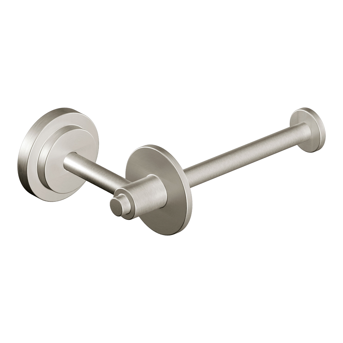 Moen Iso Single-Post Toilet Paper Holder DN0709 in Brushed Nickel (DN0709BN)