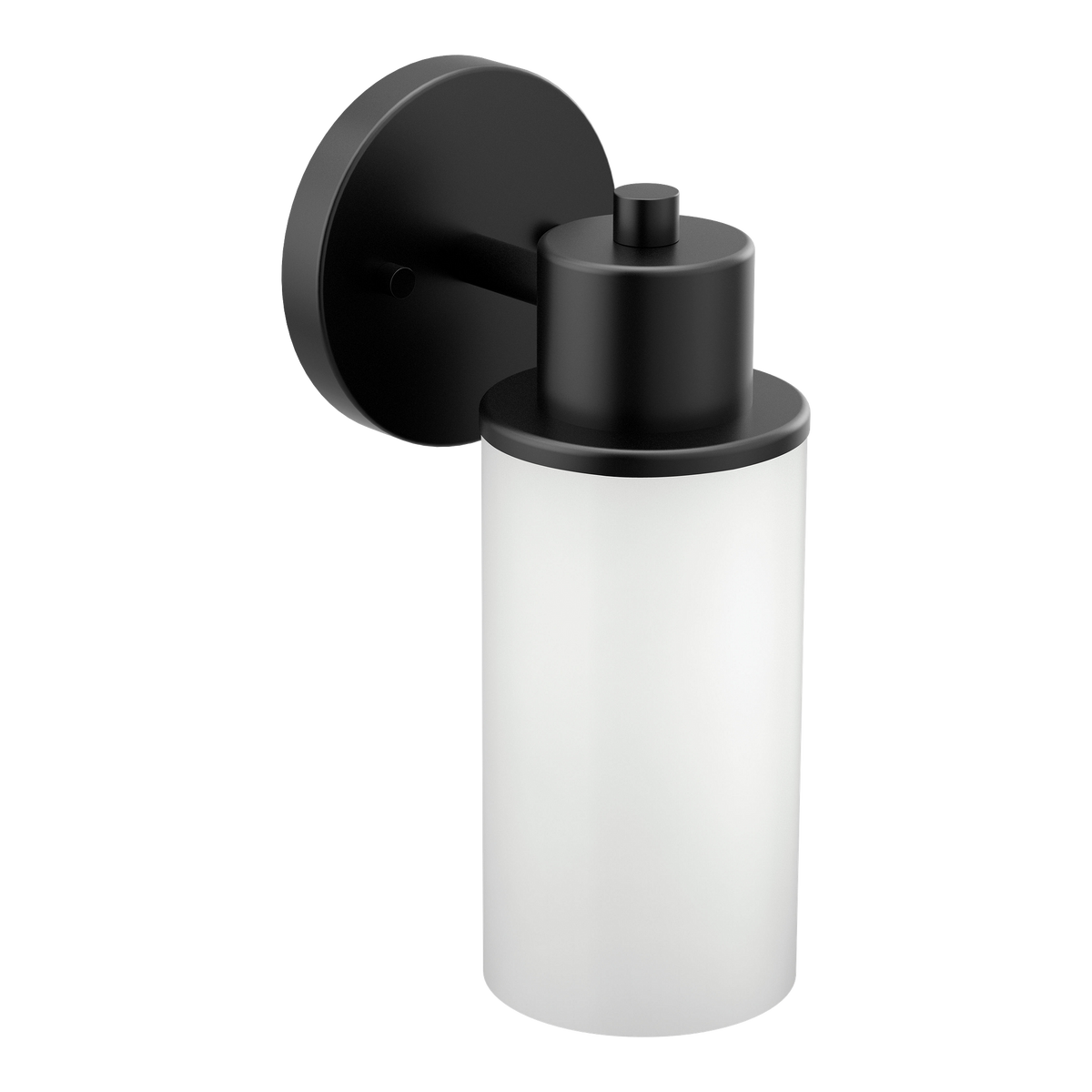Moen Iso 1-Light Bathroom Vanity Light DN0761 in Matte Black (DN0761BL)