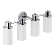 Moen Iso 4-Light Bathroom Vanity Light DN0764 in Chrome (DN0764CH)