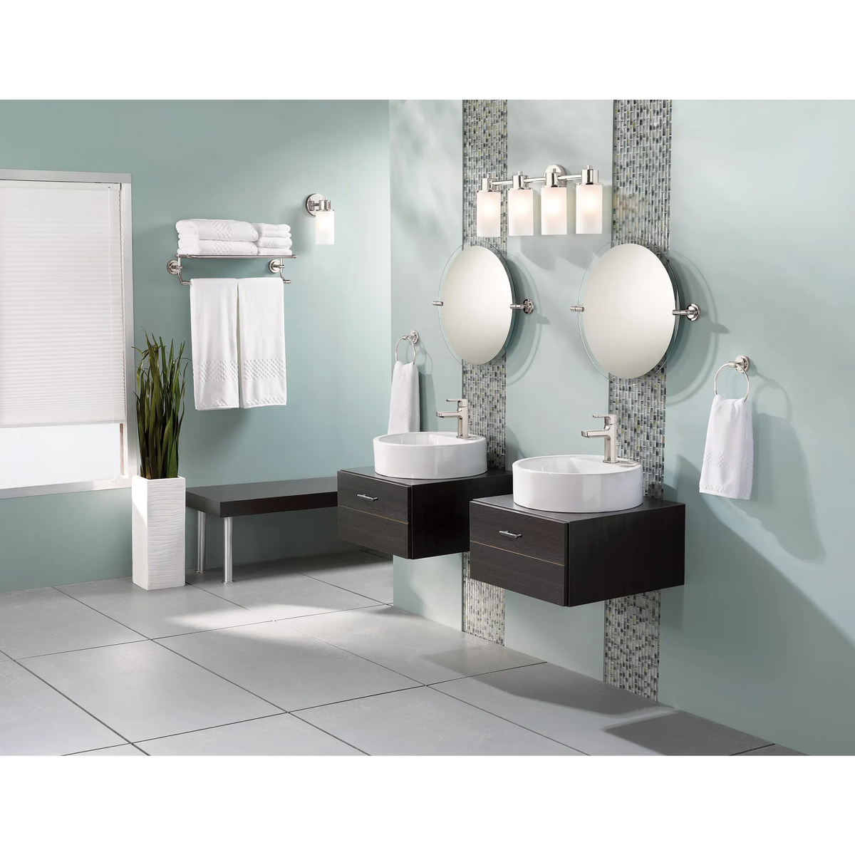 Moen Iso 4-Light Bathroom Vanity Light DN0764 in Chrome (DN0764CH) - view 3
