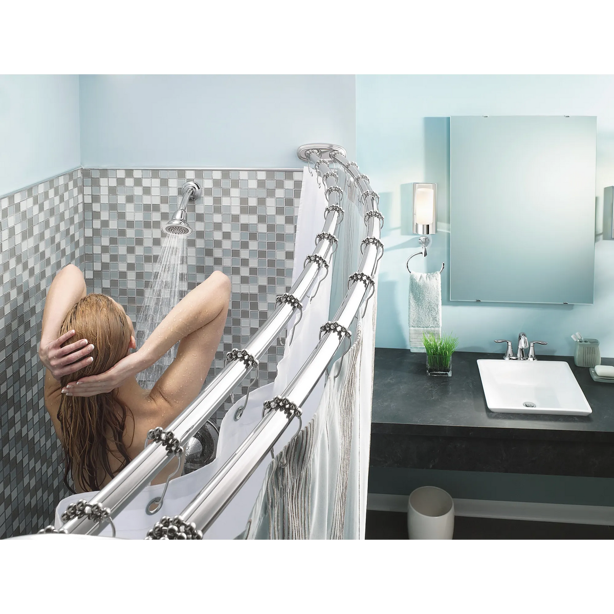 Moen Shower Curtain Rings SR2100 in Chrome (SR2100CH) - view 4