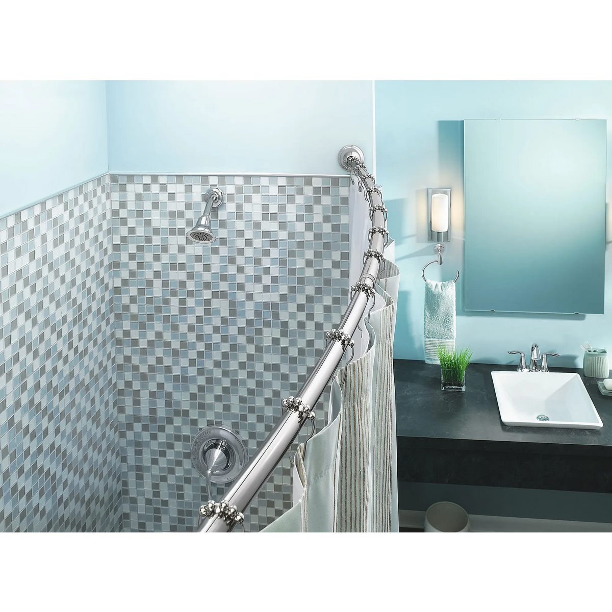 Moen Shower Curtain Rings SR2201 in Chrome (SR2201CH) - view 3