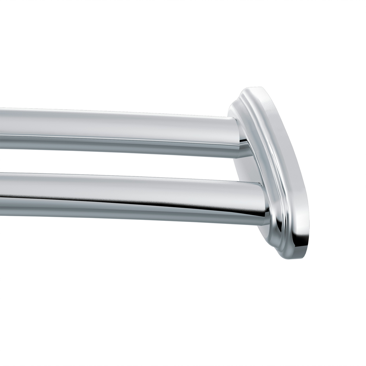 Moen Adjustable Double Curved Shower Rod DN2141 in Chrome (DN2141CH)