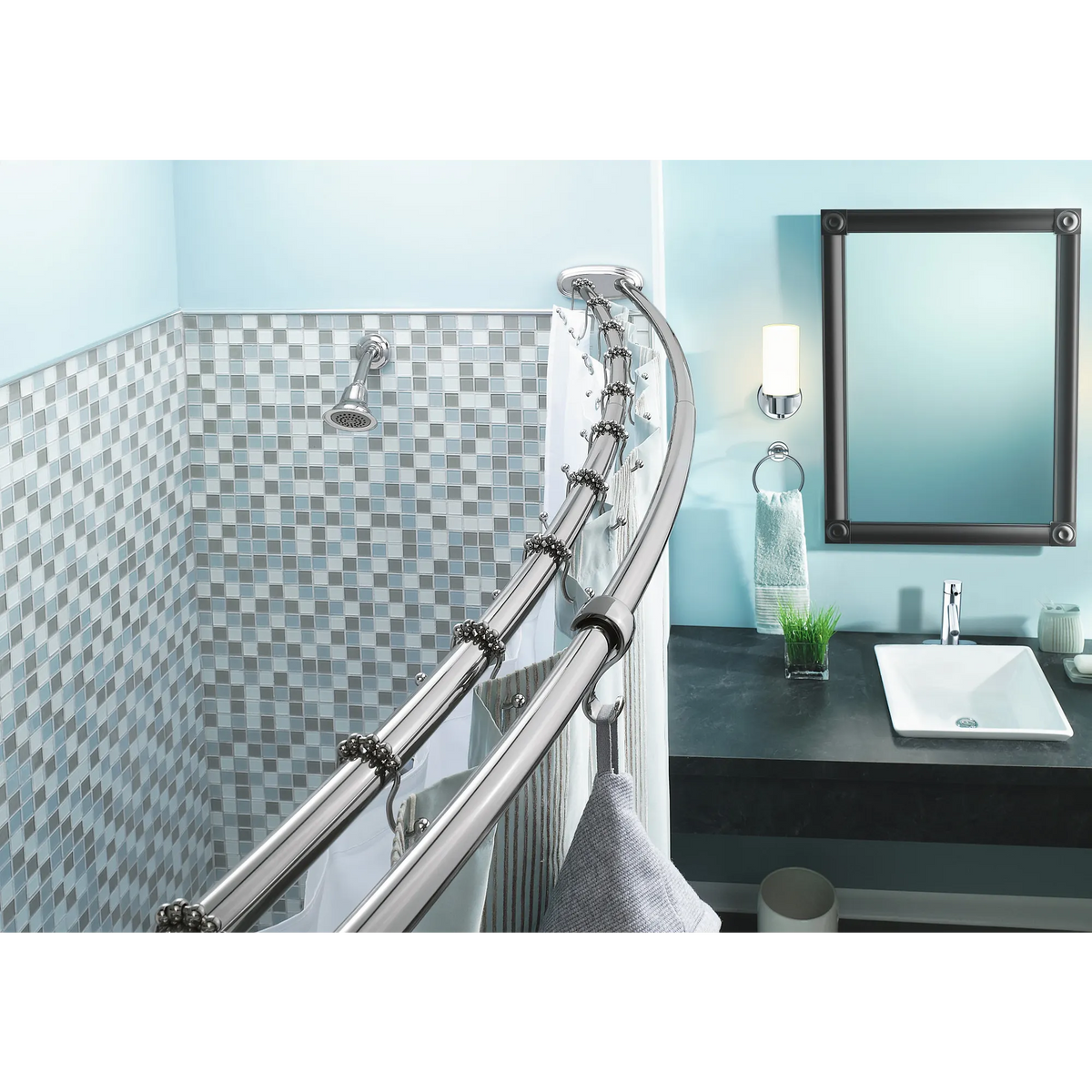 Moen Shower Curtain Rings SR2201 in Chrome (SR2201CH) - view 6