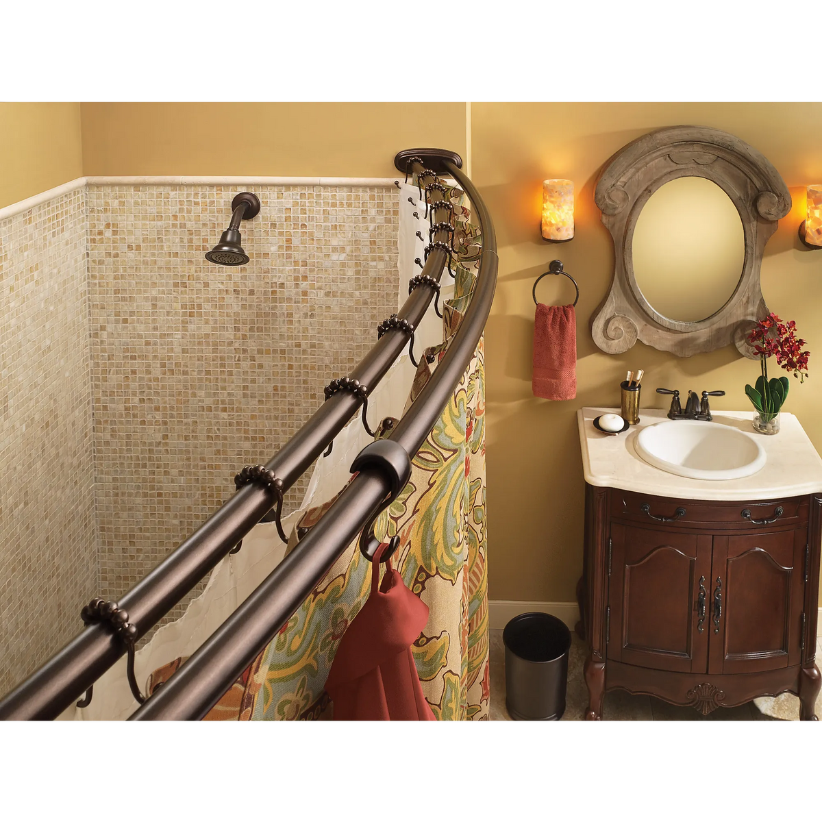 Moen Shower Curtain Rings SR2201 in Old World Bronze (SR2201OWB) - view 7