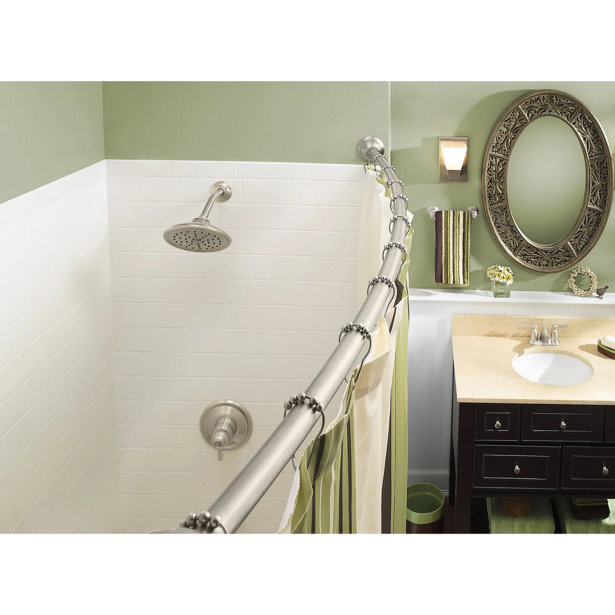 Moen Shower Curtain Rings SR2100 in Brushed Nickel (SR2100BN) - view 11