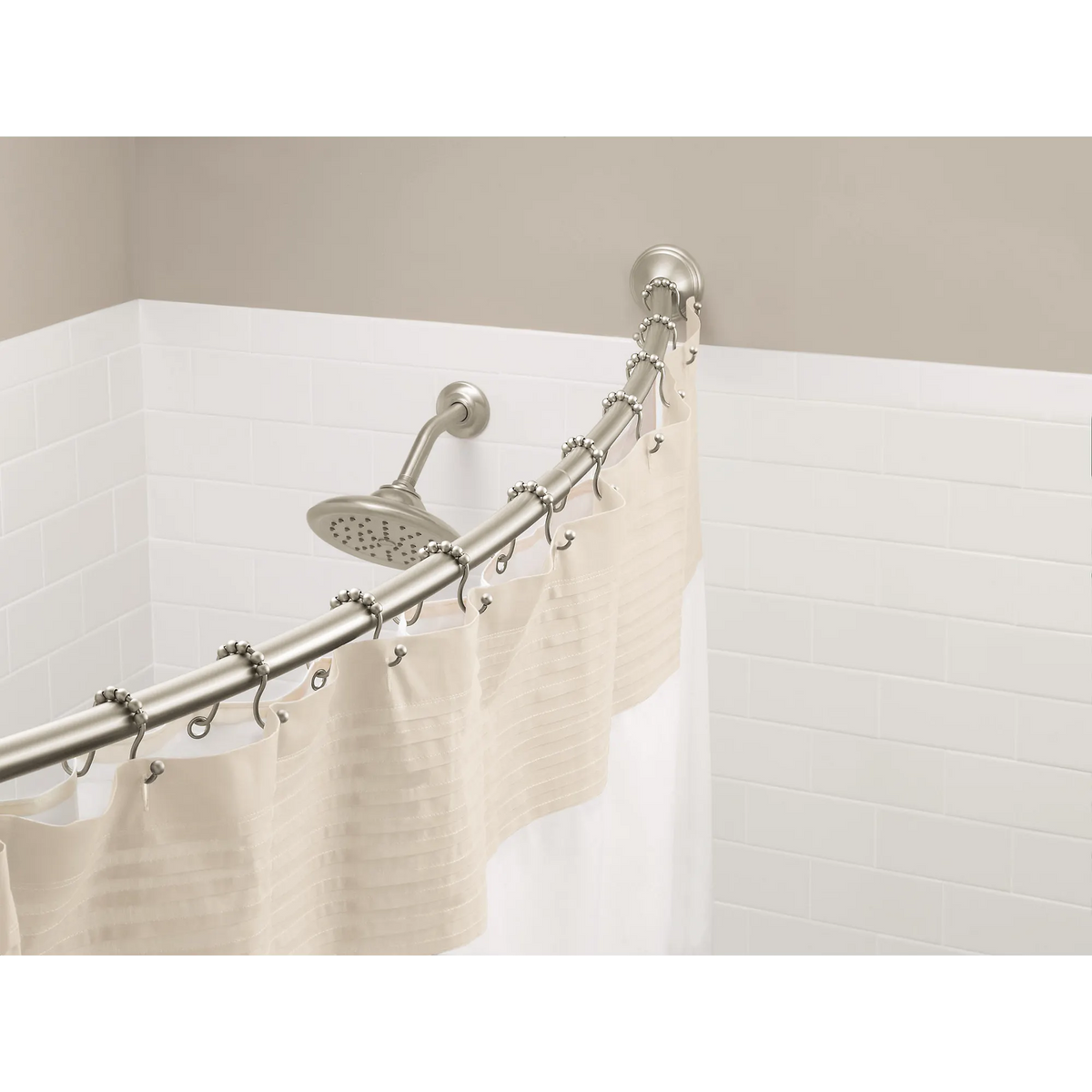 Moen Shower Curtain Rings SR2201 in Brushed Nickel (SR2201BN) - view 3