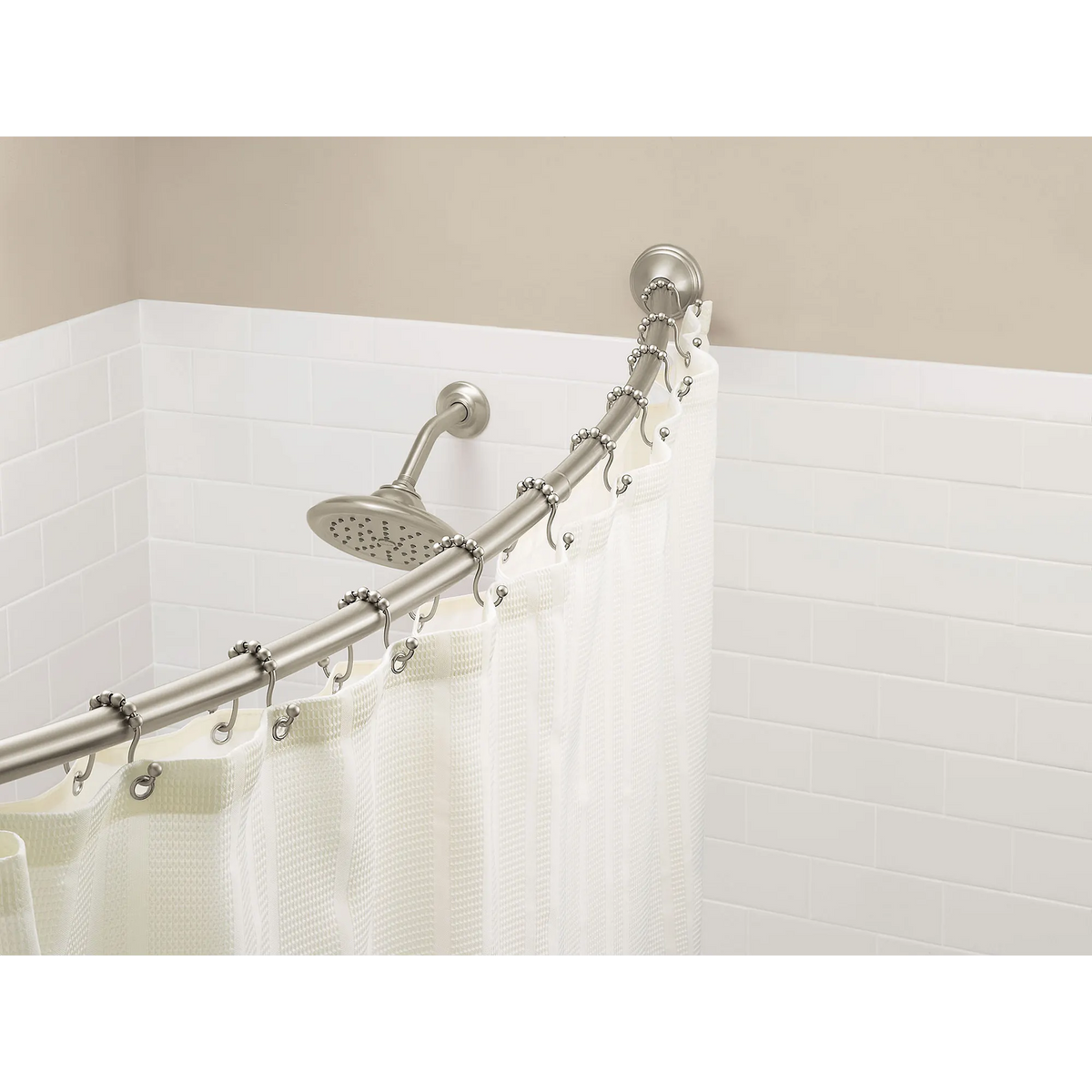 Moen Shower Curtain Rings SR2201 in Brushed Nickel (SR2201BN) - view 4
